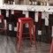 Flash Furniture 30" Red Metal Stool-Red Poly Seat CH-31320-30-RED-PL2R-GG - alternate 4